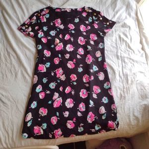 Juicy Couture black and pink mini shirt dress size 6